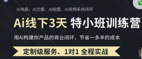 AI实操培训第20-21期线下，0基础保姆级教程，3月最新整理，企业获客、降本增效、打造超级个体-兔子副业网