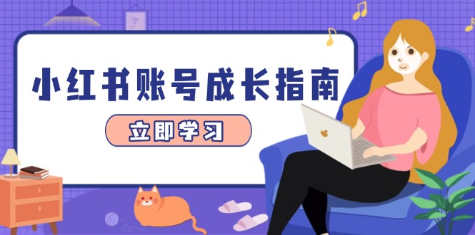 小红书账号成长指南，爆款选题+精准定位+数据分析，系统提升账号变现能力-兔子副业网