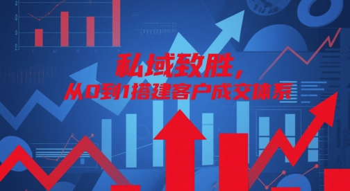 私域致胜，从0到1搭建客户成交体系-兔子副业网