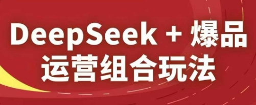 DeepSeek+爆品运营组合玩法，2025淘系精品课-兔子副业网